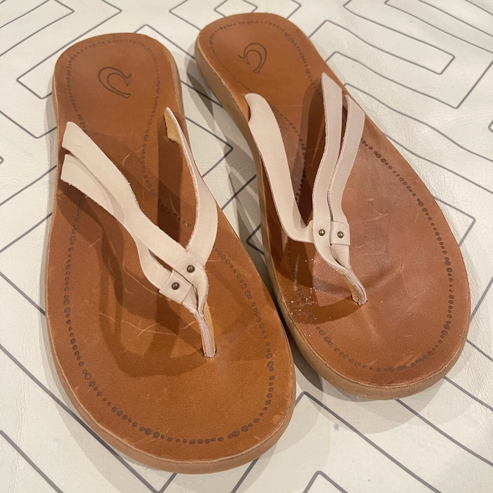 OluKai Leather Thong Sandals - Picture 4 of 11